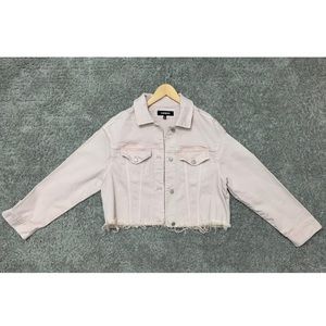 Express PINK jeans Jacket